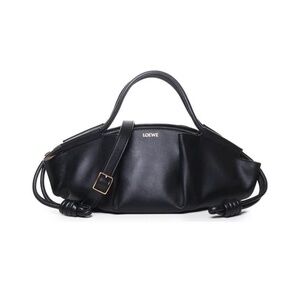 Small Paseo Calfskin Women’s Black Leather HandBag SS22